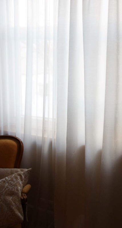 Sheer curtain SANDY v.50 white