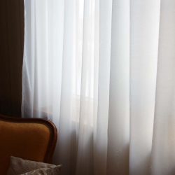Sheer curtain SANDY v.50 white