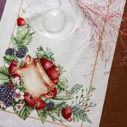 Tablerunner STRAWBERRY 45x138cm