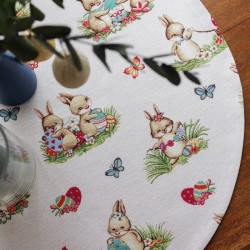 Table runner OSTERN, round