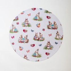 Table runner OSTERN, round