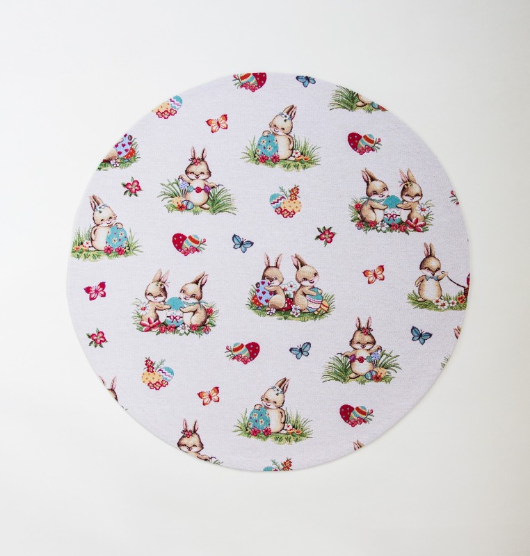 Table runner OSTERN, round