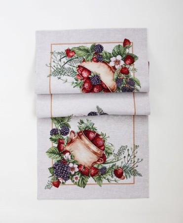 Tablerunner STRAWBERRY 45x138cm