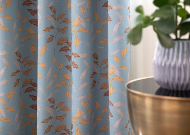 Dimout curtain BOLTON v.02, light blue