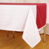 Tablecloth MAINS, square, white